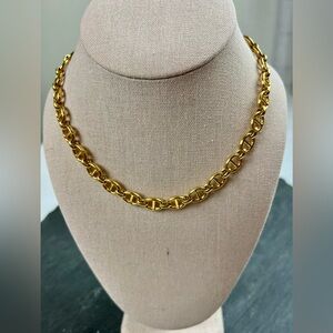 Monet Gold Link Necklace